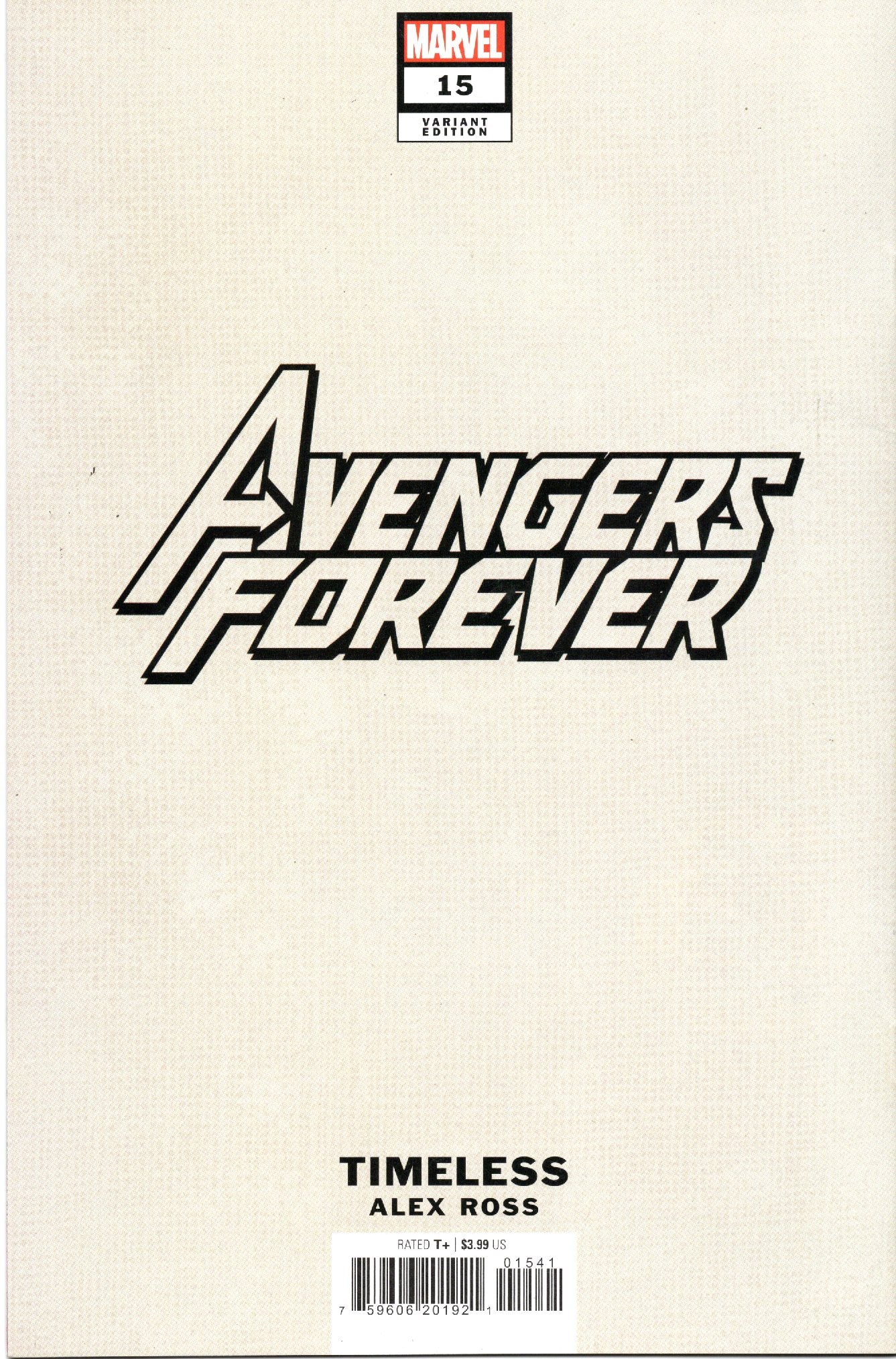 Avengers Forever 15 Virgin Cover (Raw)