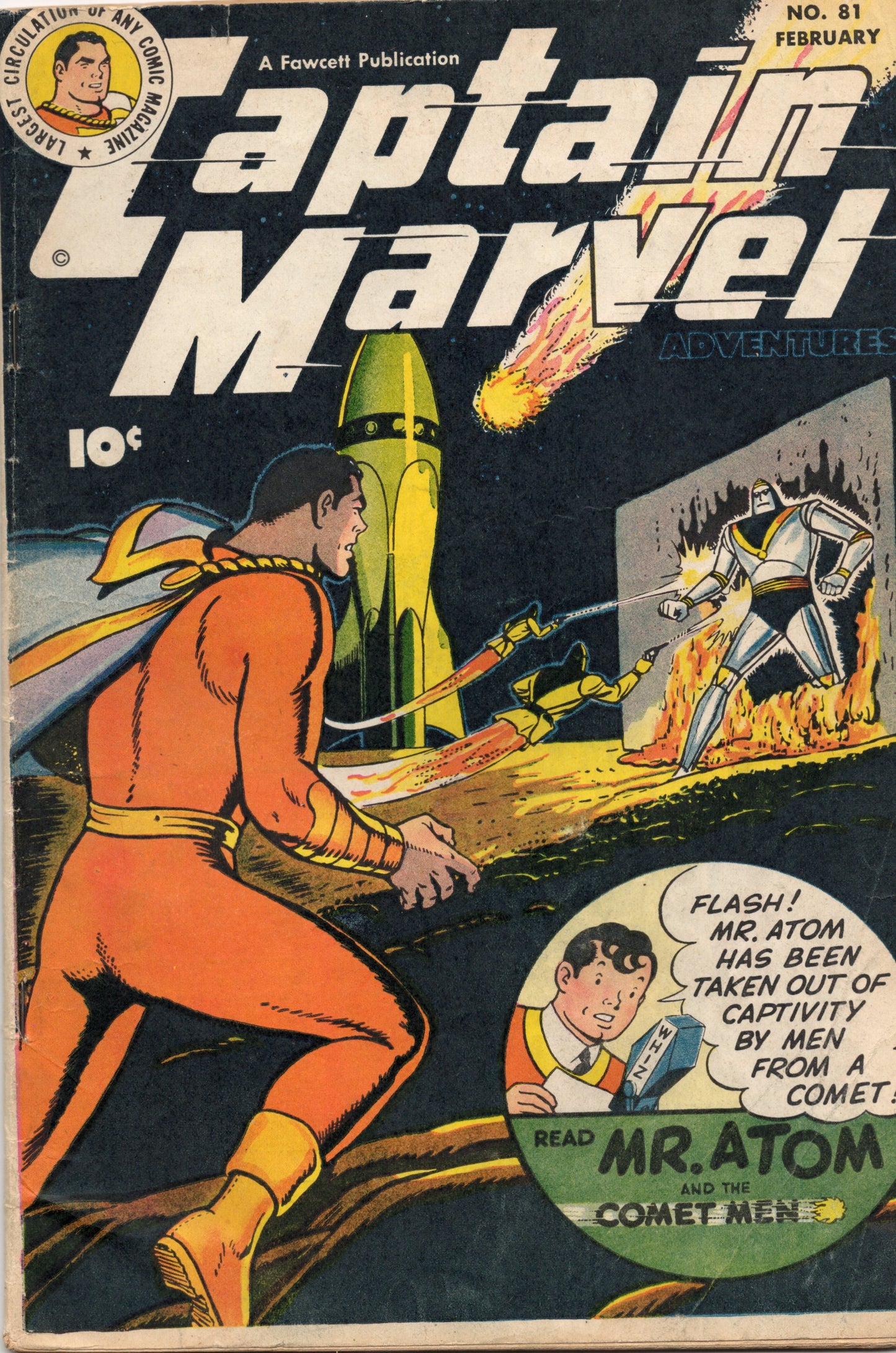 Golden Age Captain Marvel 81 (Raw)
