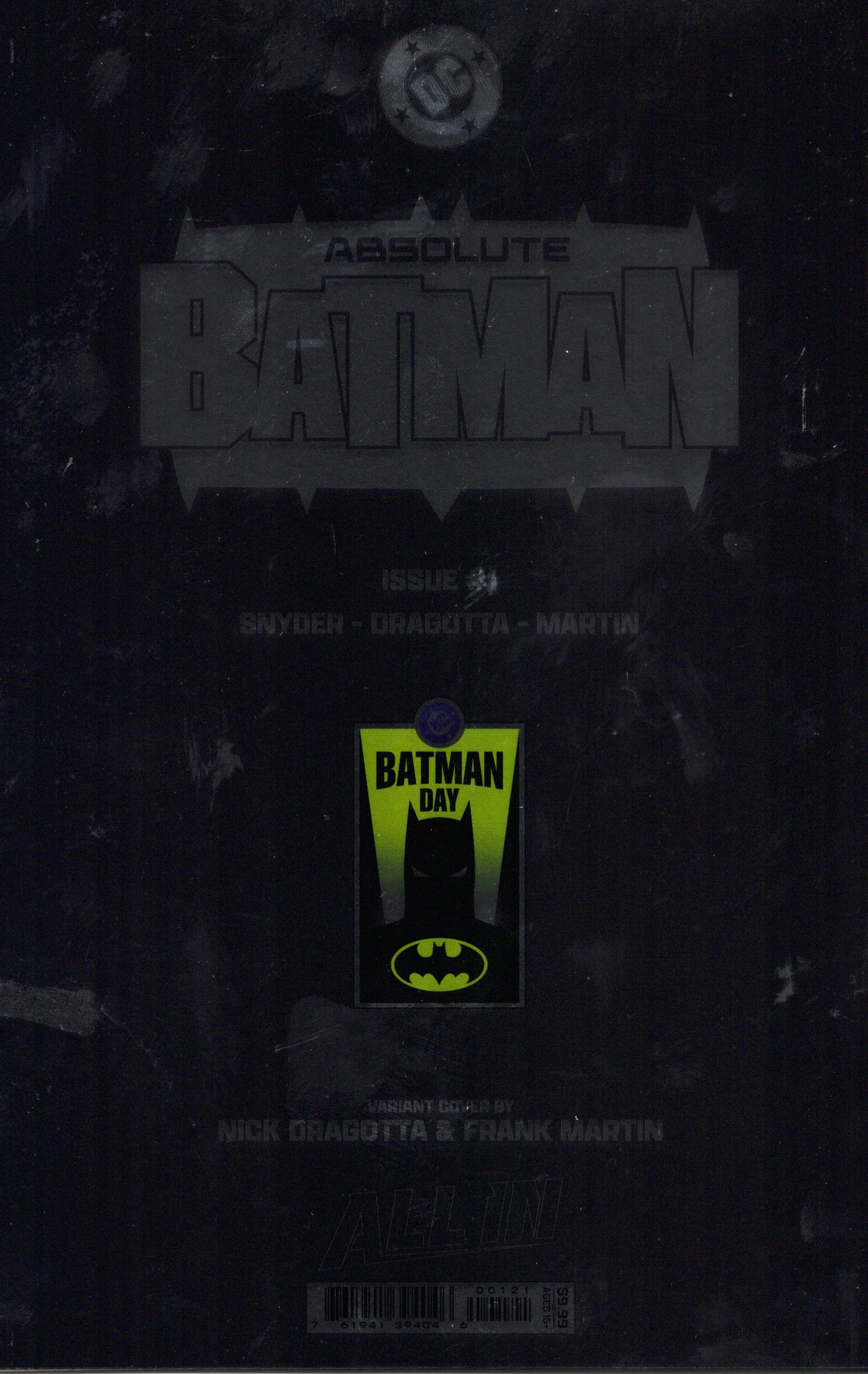 Absolute Batman #1 Foil cover (Raw)