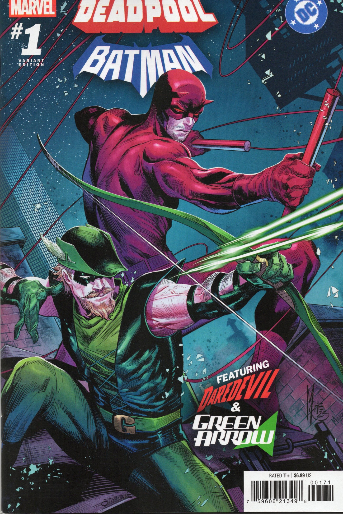 Deadpool Batman #1 Variant Edition Daredevil and Green Arrow (Raw)