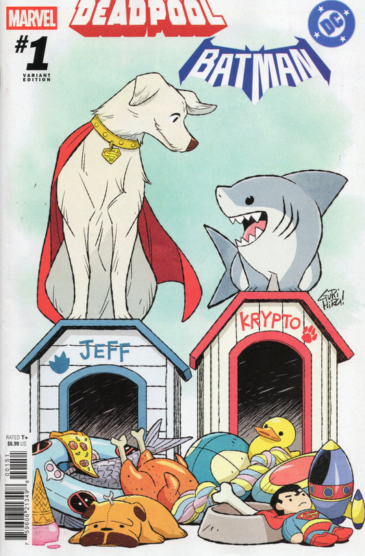 Deadpool Batman #1 Variant Edition Krypto And Jeff (Raw)