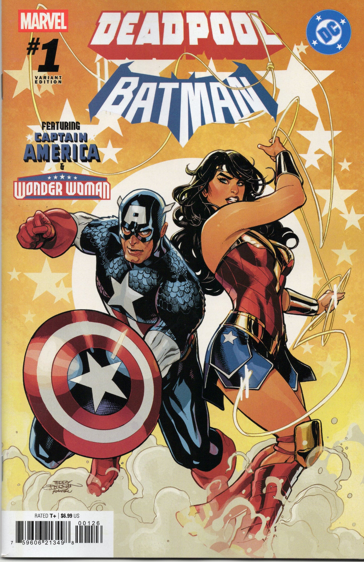 Deadpool Batman #1 Captain American and Wonder woman Variant edition (Raw)
