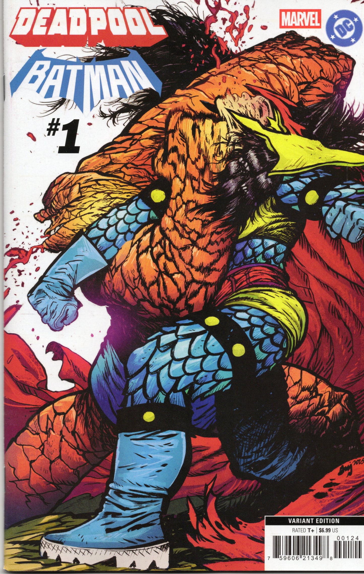 Deadpool Batman #1 Variant Edition The Thing and Big Barda (Raw)