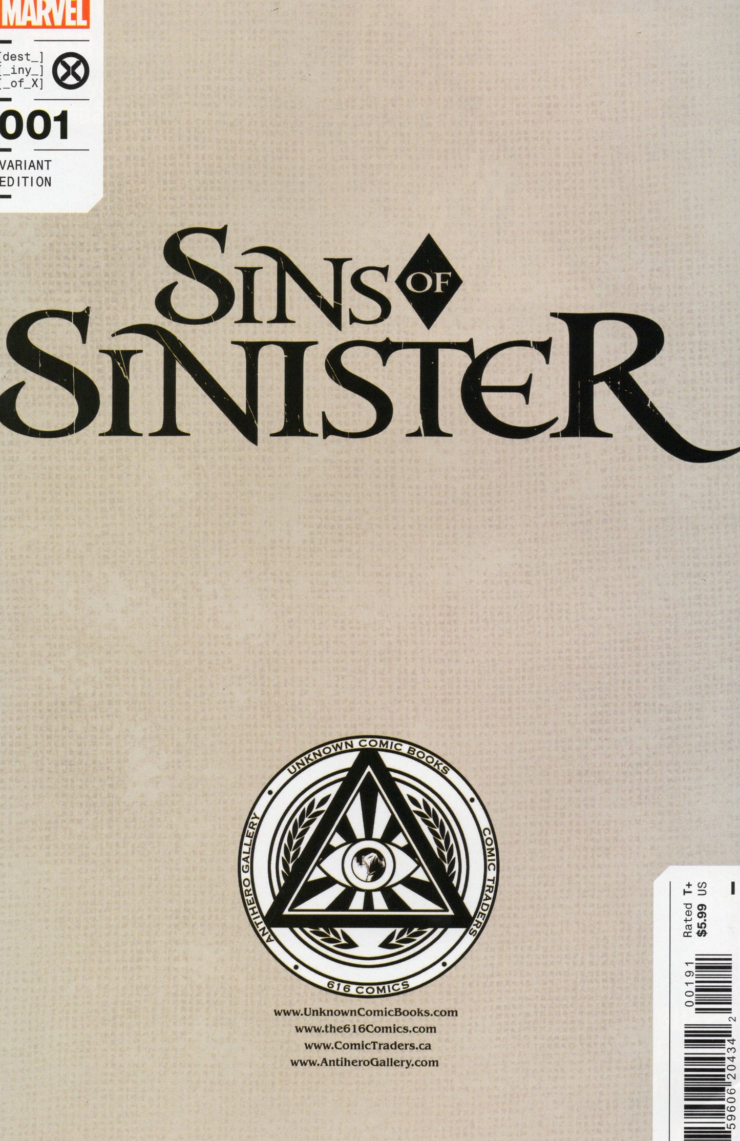 Sins of Sinister 1