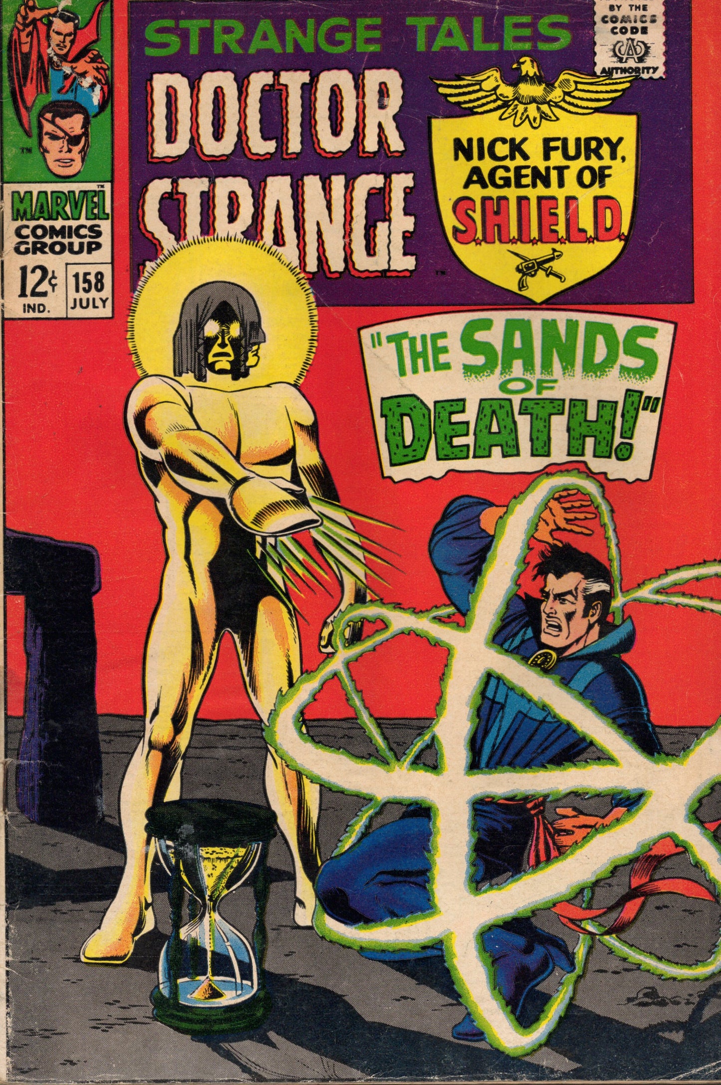 Golden Age Strange Tales Doctor Strange and Nick Fury 158 (Raw)