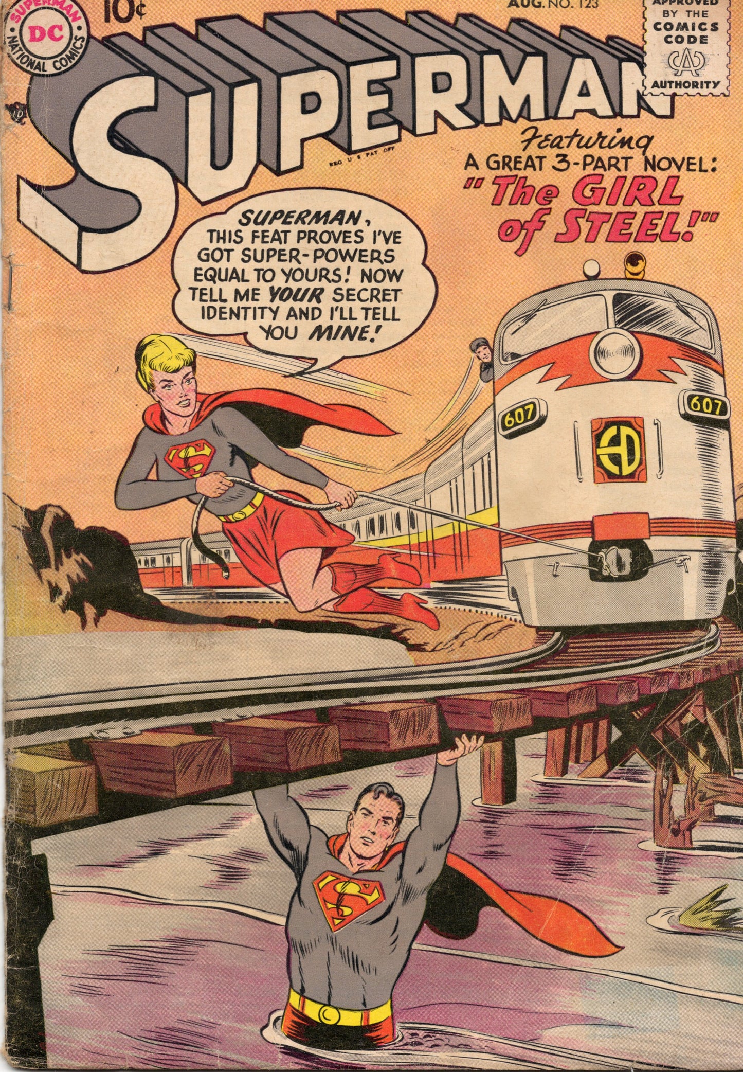 Golden Age Superman 123 (Raw)