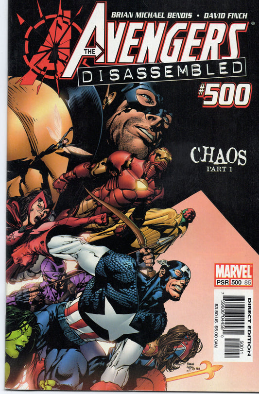 The Avengers Disassembled 500 (Raw)